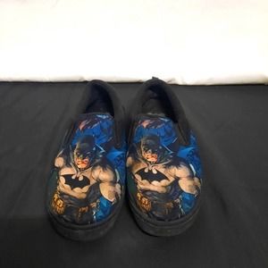 Bio World Canvas DC Comics Batman slip on sneakers  9